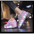 thumbnail image 2 of Patins à Roulettes à DEL USB Rechargeables avec Patins à Roulettes Lumineux Patins à Roulettes Rechargeables pour Filles Garçons - Vinsniv, 2 of 4