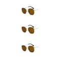 thumbnail image 1 of relayinert Fashionable Polarized Lens Small Square For Trendy Style Materials gold tea flake C5 3Set, 1 of 6