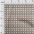 thumbnail image 1 of oneOone Cotton Silk Fabric Line|Diamond & Triangle Geometric Printed Fabric 1 Yard 42 Inches Wide, 1 of 1