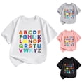 thumbnail image 4 of MEZZALL T-Shirt Décontracté pour Enfant Manches Courtes Col Rond Imprimé Dessin Animé Confort Quotidien, Noir, 4-5 Ans, 4 of 4