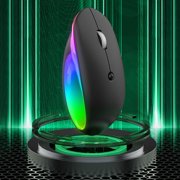 EGNMCR Wireless Bluetooth Mouse Unique Design Type-c Fast Charging Long Battery Life Colourful LED Light Adjustable DpI Adaptable To A Wide Range Of Devices wireless mouses