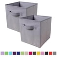 thumbnail image 1 of YOYTOO Lot de 2 Bacs de Rangement en Tissu Pliables, Bacs de Rangement Pliables de 11 Pouces, 1 of 7
