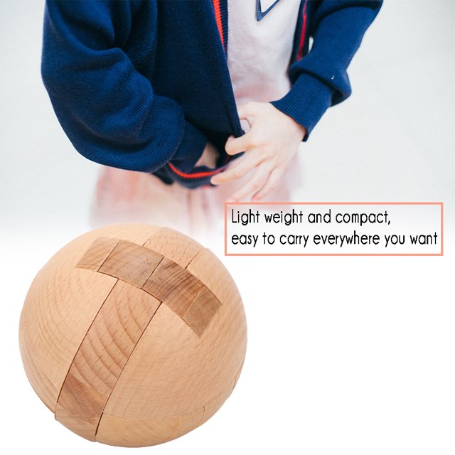 Preschool Learning Toys, Educational Intelligent Wooden Block Toy, Round Fun Building Cultivate Kids' Spatial Imagination For Exercise Kids Thinking Ability