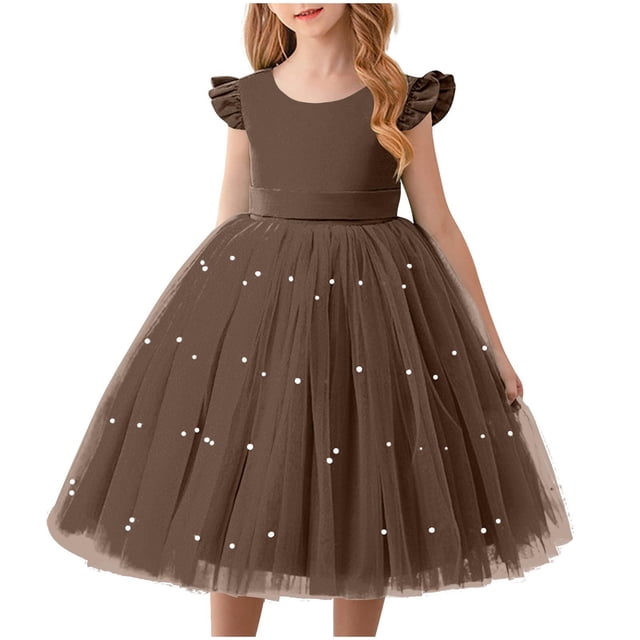 Reduced Price,Fashionable Solid Color Mesh Puffy Dress, Performance Formal, Mesh Fabric, Comfortable Fit, Girls' Party Dress, Formal Occasion, Stylish Evening Wear Perfect for Date Night
