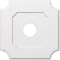 thumbnail image 4 of Ekena Millwork CMP30LE-07000 30 Po OD x 7 Po ID Carré Locke Architectural Grade PVC Contemporain Médaillon de Plafond, 4 of 4