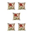 thumbnail image 1 of Maytalsory Easy To Change Flowers Pillowcase Addition To Home Decor Polyester Decorative Pillow Cushion Covers Soft Durable kztym001-3 5Set, 1 of 6
