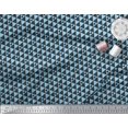 thumbnail image 3 of Soimoi Blue Poly Georgette Fabric Triangle Art Geometric Printed Craft Fabric by the Yard 52 Inch Wide, 3 of 3