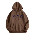 thumbnail image 1 of WEAIXIMIUNG Chandails en Molleton d'Automne pour Femmes 2025 Chandails en Molleton Décontractés à Capuche Manches Longues Poches Grands Pulls, 1 of 2