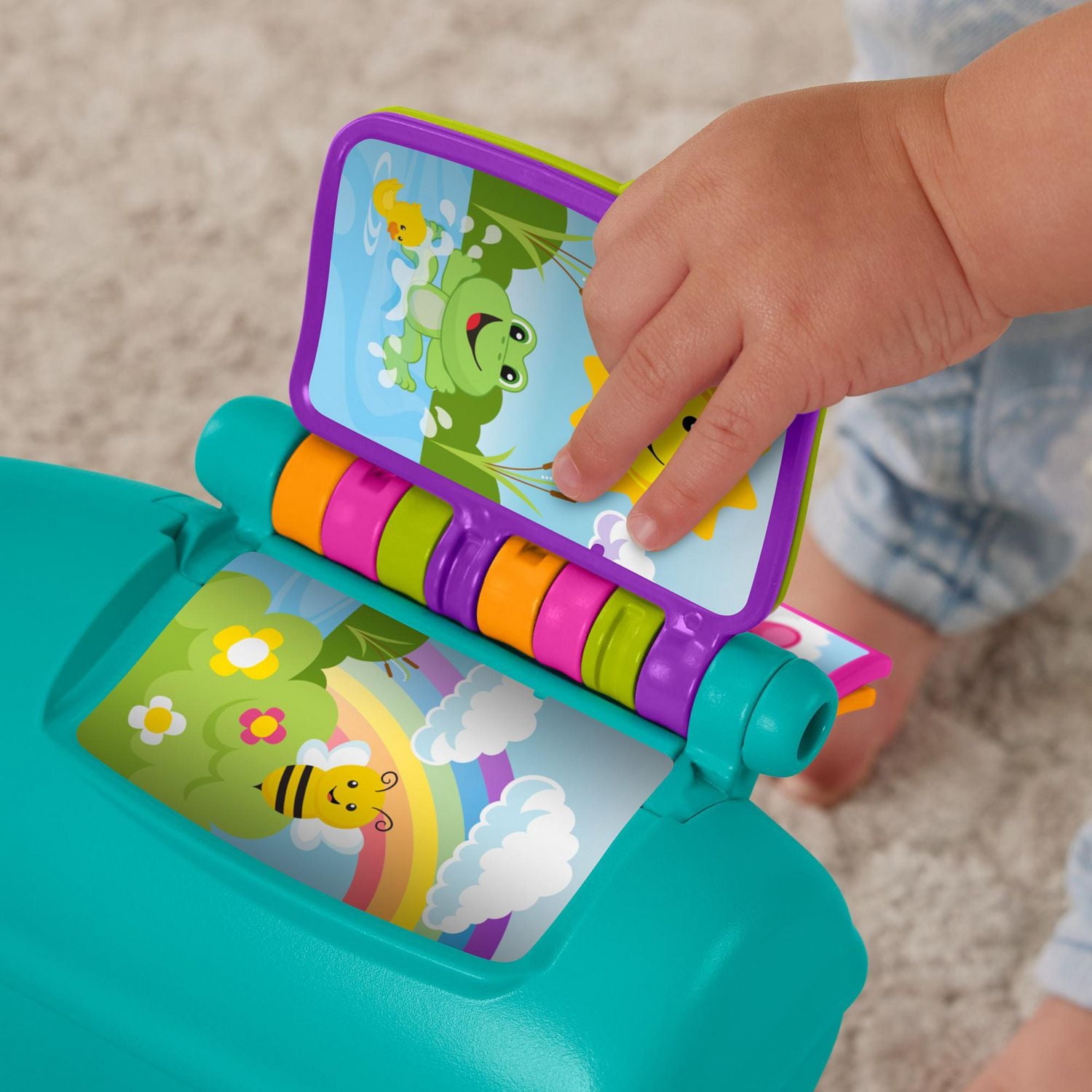 Fisher-Price – Rires et Éveil – Chaise Éveil Progressif, sarcelle