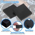 thumbnail image 4 of Uxcell 8 Pack Rubber Anti Vibration Pads, 2" x 2" x 0.8" Square Rubber Shock Absorbing Washer Pads, Non-Skid Protector Mat for Washer Dryer Air Conditioner Compressor, 4 of 6