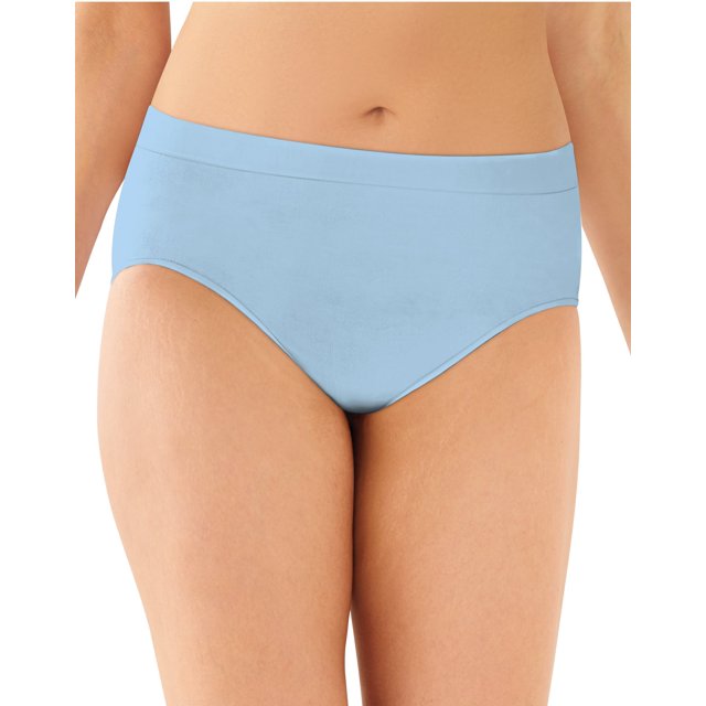 Bali Womens One Smooth U All-Around Smoothing Hi-Cut Panty, 8, Blue Flight