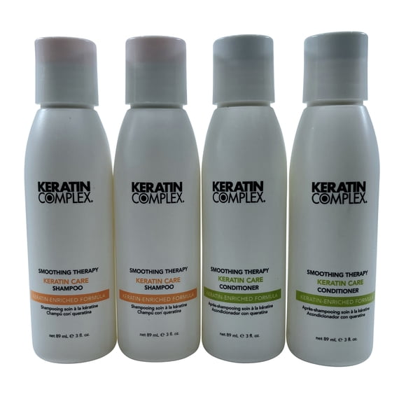 Keratin Complex Soins à la Kératine Shampooing 3 OZ Ensemble de 2 et Revitalisant 3 OZ Ensemble de 2