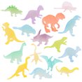 thumbnail image 1 of 16Pcs Small Luminous Dinosaur Toys Glow in Dark Dinosaur Model Kids Toy Gift, 1 of 7