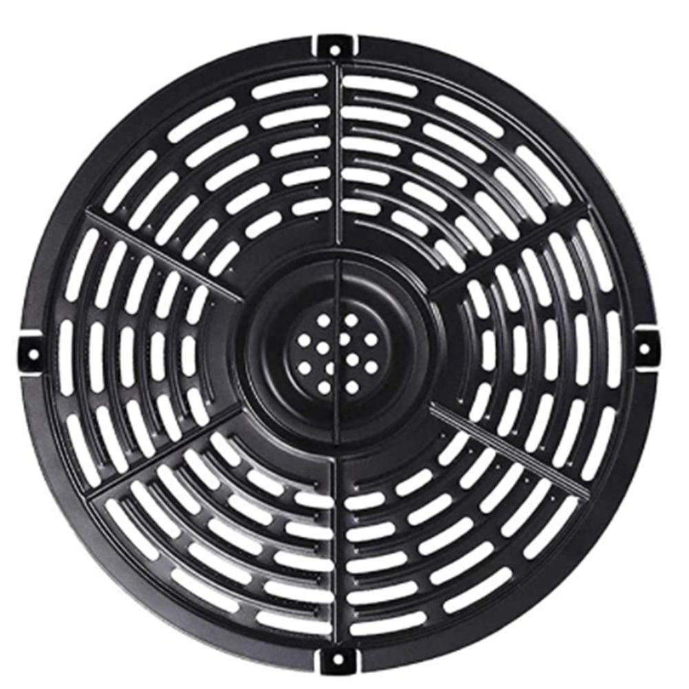 Air Fryer Replacement Grill Pan for Power Air Fryer Crisper Plate Non-Stick Fry Coating Pan,B,1 * Air fryer fryer,Black