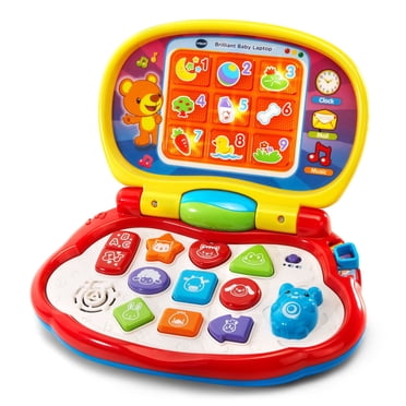 VTech Brilliant Baby Laptop Toy - Pretend Computer with for Infants - English Version