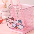 thumbnail image 1 of Cartoon Keychain Ring Fashion Cute Keyrings Animal Acrylic Door Car Key Holder Backpack Purse Wallet Keyring Pendant for Female Type 4, 1 of 9