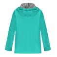 thumbnail image 3 of AherBiu Manteau de Pluie pour Femme avec Capuchon, Coupe-Vent Léger Ajustable, Imperméable, Randonnée, Voyage, Vêtement d'Extérieur, 3 of 4