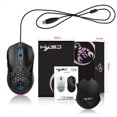thumbnail image 1 of X300 Computer Mouse Wired Ergonomic 7200DPI 12 RGB Lighting Wired Gaming Mouse Mice For Laptop PC Gamer black, 1 of 5