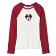 thumbnail image 2 of Disney Girls' Minnie Mouse Raglan Tee, 2 of 3