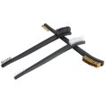 thumbnail image 3 of Qiilu 3pcs Double Ended Wire Brush Set Kit Durable Cleaning Tool Gun Cleaner Accessory,Rifle Cleaning Tool, Double Ended Brass Brushes, 3 of 4