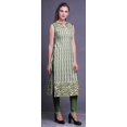 thumbnail image 3 of Bimba Kurti Droite Imprimée pour Femmes Sans Manches Tenue d'Été Kurta Tunique Petit, 3 of 5