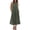 Vert, variante sur Yubnlvae Bleu 1 Robe pour Femme en Coton et Lin avec Encolure Sans Manches et Couleur Unie., L