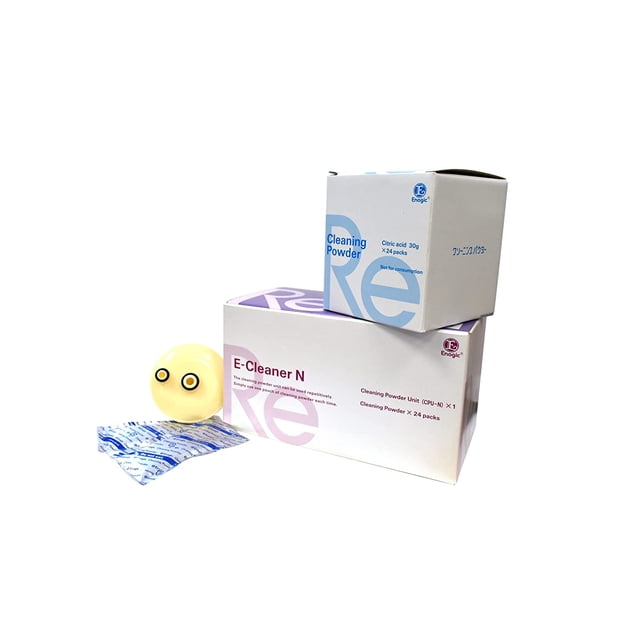 Enagic Kangen Leveluk E-Cleaner Kit (Only for HG-N) Powder 24 Cleanings…