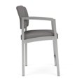 thumbnail image 4 of Lenox Steel Reception Waiting Room Hip Chair / Silver Steel / Light Gray, 4 of 5