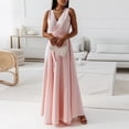 thumbnail image 2 of Ketyyh-chn99 Robes de Bal pour Femmes Robes de Soirée Formelles pour Mariage Élégantes Invitée de Mariage Soirée Robe Formelle Robes Sans Manches Rose,G, 2 of 5