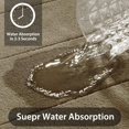 thumbnail image 4 of ORUYROP Memory Foam Bath Mat Large Size, Soft and Comfortable, Super Water Absorbent, Non-Slip, Thick, Machine Washable (24 x 17 Inch, Camel), 4 of 7