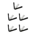 thumbnail image 1 of maskred 1/2/3/5 Sharpener Double Sided Portable Mini Foldable Sharpening Stone Kitchen Handheld Whetstone Household Tools Home for Hiking Black 5PCS, 1 of 6