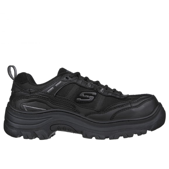 SKECHERS WORK Women's Burgin - Hazardville Composite Toe Work Shoe Black - 108076-BLK
