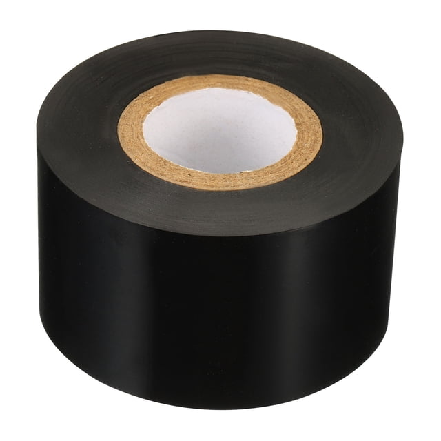 Unique Bargains 1.37'x328' (35mmx100m) Wax Thermal Transfer Ribbon, 1 Roll 1' Core Ink Out Barcode Printer Ribbon, Black