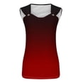 thumbnail image 3 of StSilkitty Débardeurs pour Filles Dégradé Sans Manches Col Ras du Cou Chemises Été Plage Léger Doux Vacances Blouses Décontractées, 3 of 4