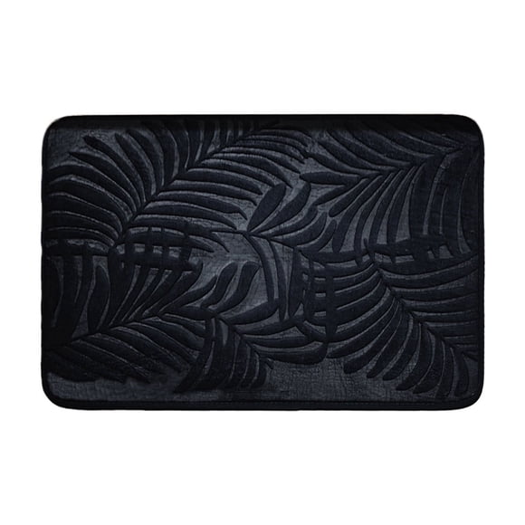 Bathroom Rug Non Slip 40 cm x 60 cm Water Absorbent Polyester Mat With Rubber Backing For Shower Room And Toilet Entrance