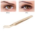 thumbnail image 1 of Eyelash Extension , Lash Tweezers Stainless Steel  Strong Hardness Professional Lash Tweezers Tip Lash Tweezers Boot Lash Extension Tweezers For Beauty, 1 of 8
