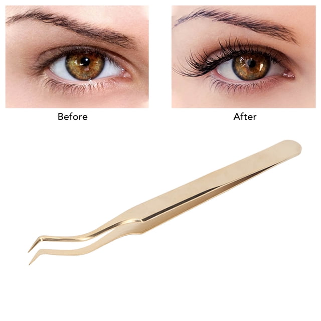 Eyelash Extension , Lash Tweezers Stainless Steel Strong Hardness Professional Lash Tweezers Tip Lash Tweezers Boot Lash Extension Tweezers For Beauty