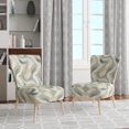 thumbnail image 2 of Designart Simply Sculptural « » Fauteuil d'Appoint Rembourré Abstrait Beige - Fauteuil Moderne pour Chambre, 2 of 7