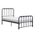 thumbnail image 1 of Topline Home Furnishings Lit simple en métal bronze foncé, 1 of 3