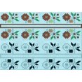 thumbnail image 1 of Ahgly Company Machine Washable Indoor Rectangle Transitional Green Area Rugs, 4' x 6', 1 of 7