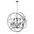 thumbnail image 2 of CWI Lighting Arza 12 Light Up Chandelier With Brown Finish, 2 of 4