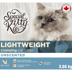 Special Kitty Léger Légère Laiteur de chat sans parfum 3.86kg
