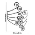 thumbnail image 3 of PRETXORVE Boucle de Rideau en Métal Boucle Ajourée Boucle de Rideau Ajustable, 3 of 6