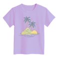 thumbnail image 1 of Vêtements pour Filles Été Imprimé T-Shirts à Manches Courtes pour Filles Col Rond Tenue d'Été pour Fille T-Shirts pour Filles 8-9 Ans Tenue pour Fille, 1 of 4