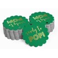 thumbnail image 2 of Inkdotpot Gold Foil Paper Hang Tags Ready To Pop Baby Shower Favor Tags 100 Piece, 2 of 6