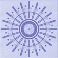 thumbnail image 1 of Ahgly Company Machine Washable Indoor Square Transitional Lavender Blue Area Rugs, 4' Square, 1 of 7
