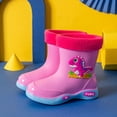 thumbnail image 2 of Bottes Tendance pour Filles Design de Dessin Animé Chaussures Non Imperméables Classiques pour Enfants pour l'Extérieur et, 2 of 4