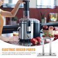 thumbnail image 3 of OULII Plated Silver Stainless Steel Juicer Cutter Holder Compatible with Electric Orange Juicer Accessories, 3 of 6