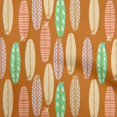thumbnail image 1 of oneOone Silk Tabby Orange Fabric Kids Floral Sewing Craft Projects Fabric Prints By Yard 42 Inch Wide, 1 of 4