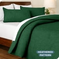 thumbnail image 2 of Bare Home Down Alternative Comforter Set - 3-Pieces - All Seasons - Queen, Heather Forest Green, 2 of 5